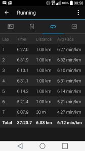 הנה הדיווח של הכי הקטן על ריצה השבוע. מרגש להפליא!